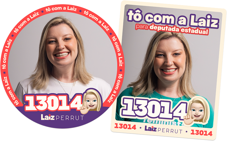 Exemplos de fotos com a moldura da Laiz